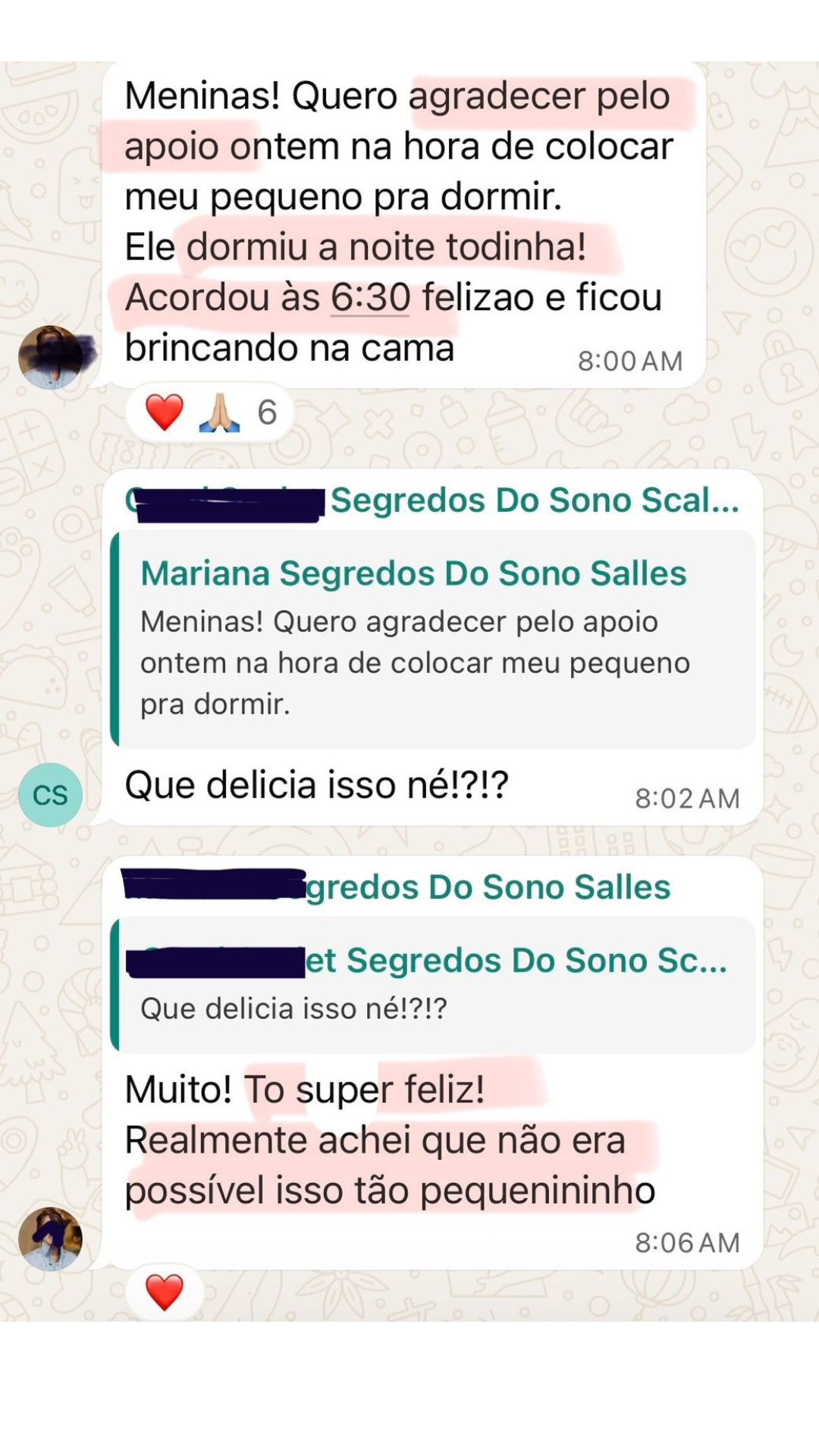 Bebê dormiu a noite todinha. Achei que não era possível tão pequenininho