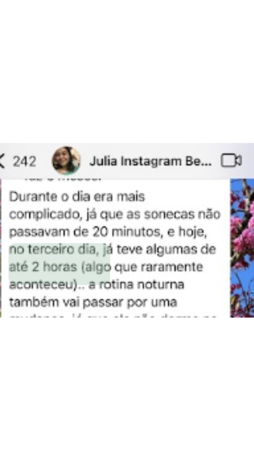 3º dia. Sonecas de 20 min agora chegam a 2 horas