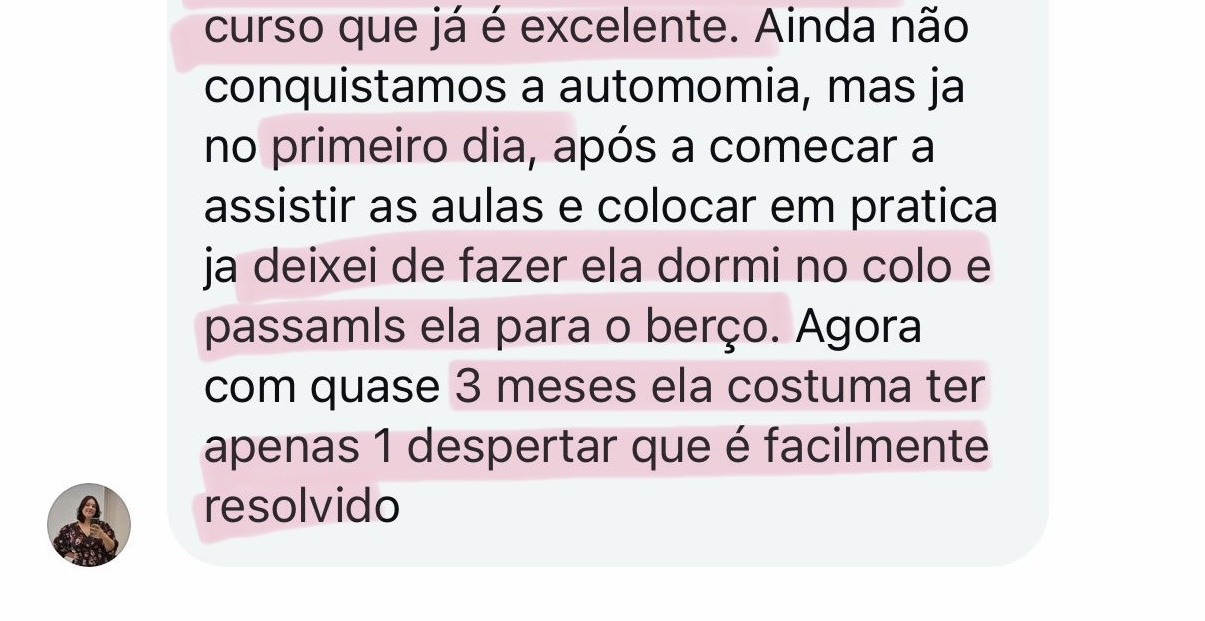 No primeiro dia saiu do colo