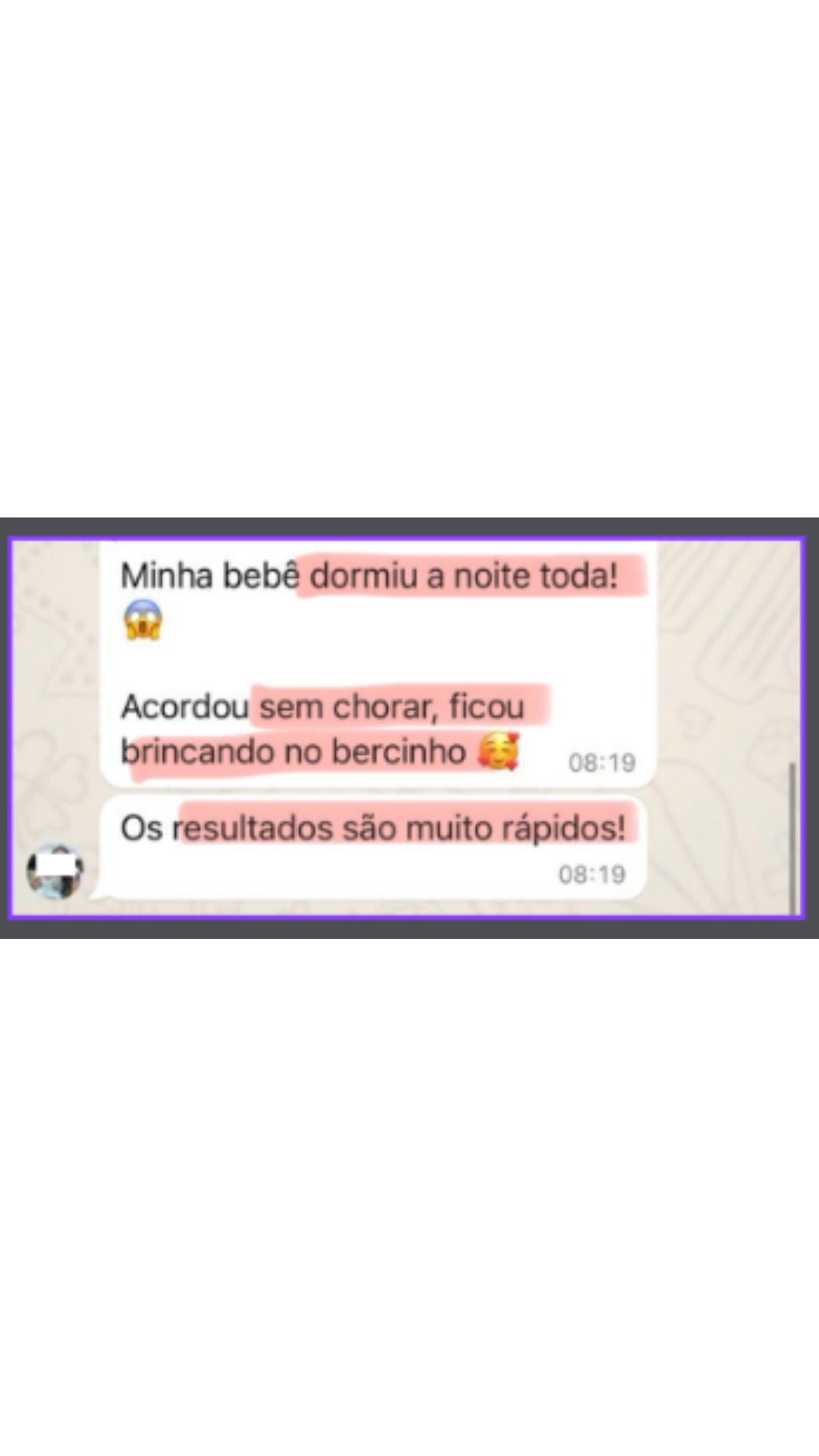 Bebê dormiu a noite toda, acordou sem chorar
